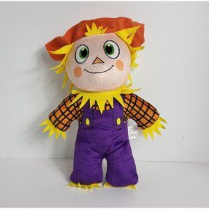Kellytoy Scarecrow Plush Stuffed Animal 2015 Harvest Halloween Fall Thanksgiving